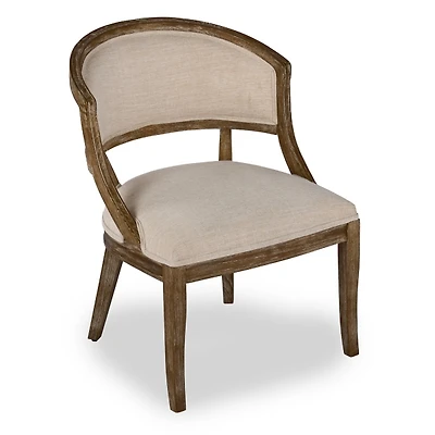 Gray Upholstered Reagan Accent Chair
