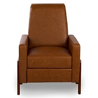 Camel Elliot Faux Leather Recliner