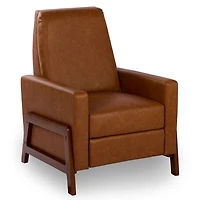 Camel Elliot Faux Leather Recliner