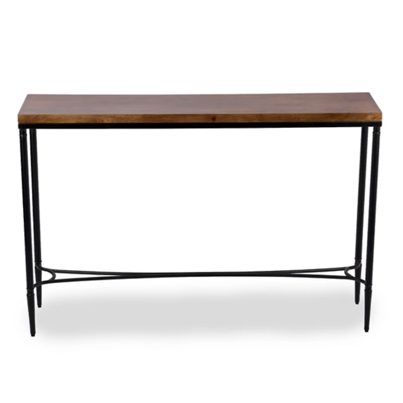 Brown and Black Jordan Console Table