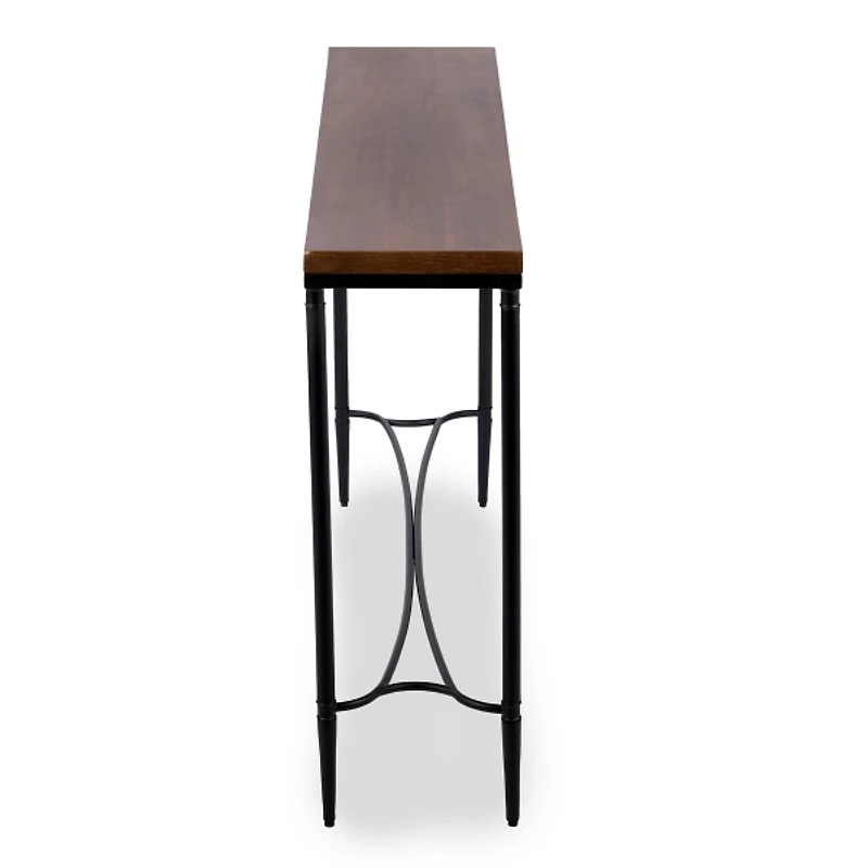 Brown and Black Jordan Console Table