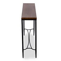 Brown and Black Jordan Console Table