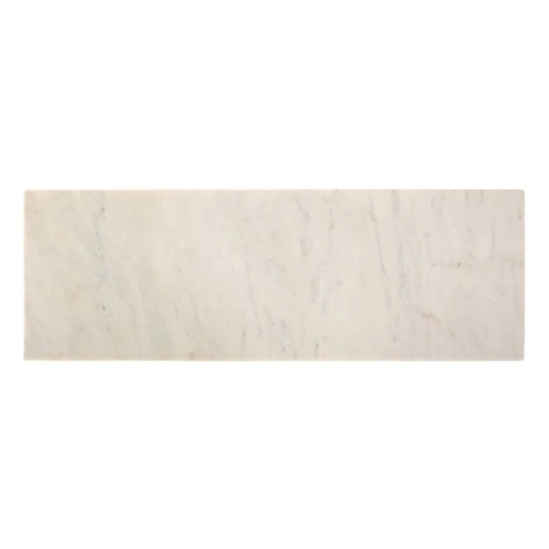 Marble and Wood Ayla Console Table