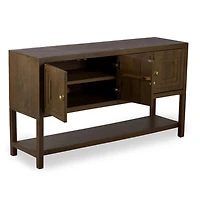 Kyle Brown 4-Door Wood Cabinet