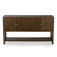 Kyle Brown 4-Door Wood Cabinet