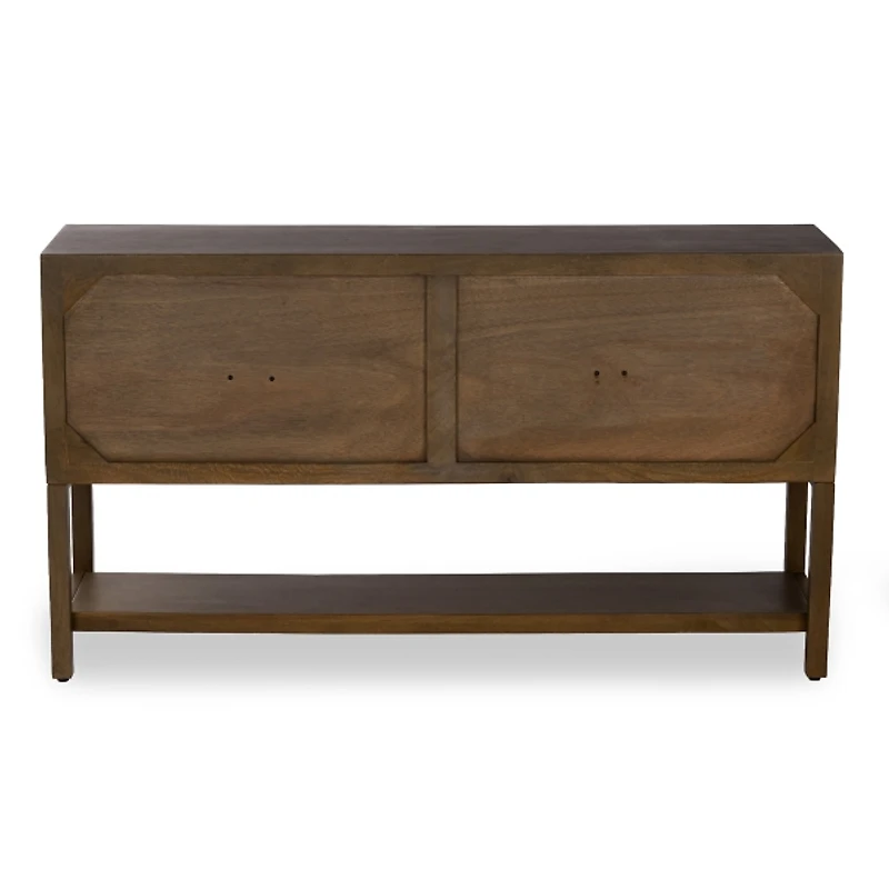 Kyle Brown 4-Door Wood Cabinet