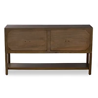 Kyle Brown 4-Door Wood Cabinet