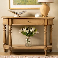 Brown Wood Vera Console Table