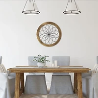 Round Metal Medallion Wall Plaque