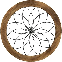 Round Metal Medallion Wall Plaque