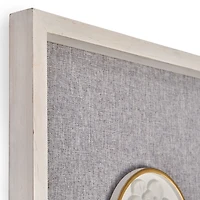 Floral Coin Panel Wall Plaques