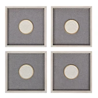 Floral Coin Panel Wall Plaques