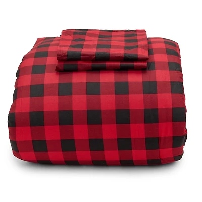 Eddie Bauer Red Plaid 3-pc. King Comforter Set