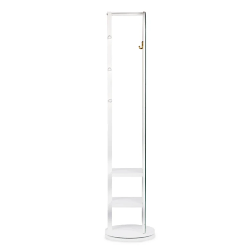 Taylor White Full Length Storage Mirror