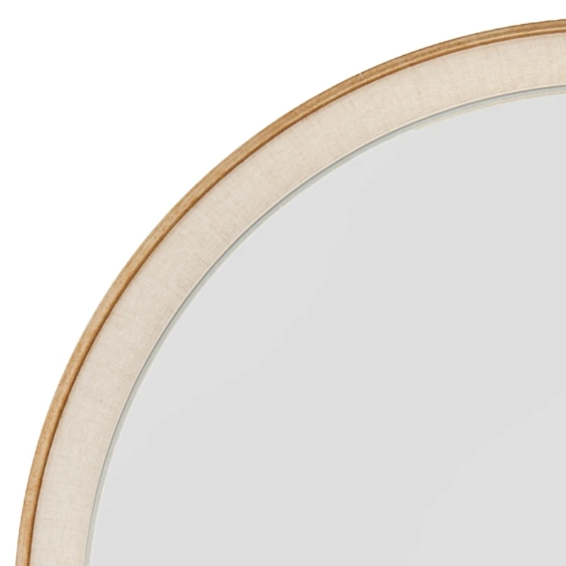 Cream Contrast Arch Wall Mirror