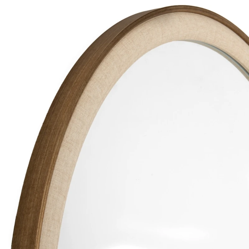 Cream Contrast Arch Wall Mirror