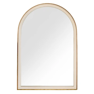 Cream Contrast Arch Wall Mirror