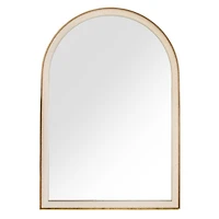 Cream Contrast Arch Wall Mirror