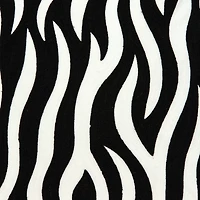 Black and White Zebra Woven Pillow