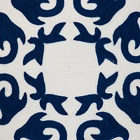 Embroidered Motif Transitional Pillow