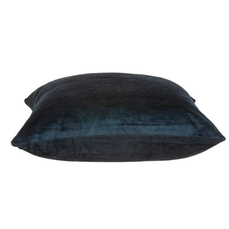 Kyan Blue Velvet Pillow, 18 in.