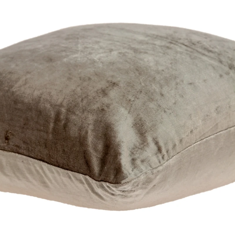 Druzy Taupe Velvet Pillow