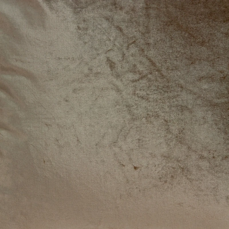 Druzy Taupe Velvet Pillow, 20 in.
