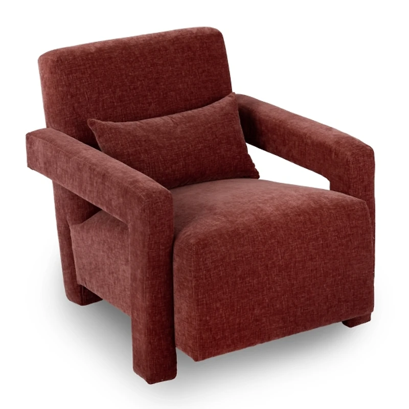 Bordeaux Kinsley Chenille Upholstered Accent Chair