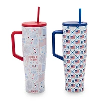 Patriotic 40 oz Insulated Tumblers