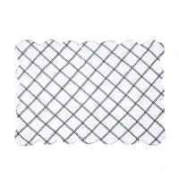 Bleighton Black Floral Placemats, Set of 6