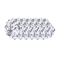 Bleighton Black Round Floral Placemats, Set of 6