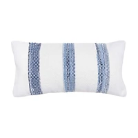 Blue Chindi Stripe Lumbar Pillow