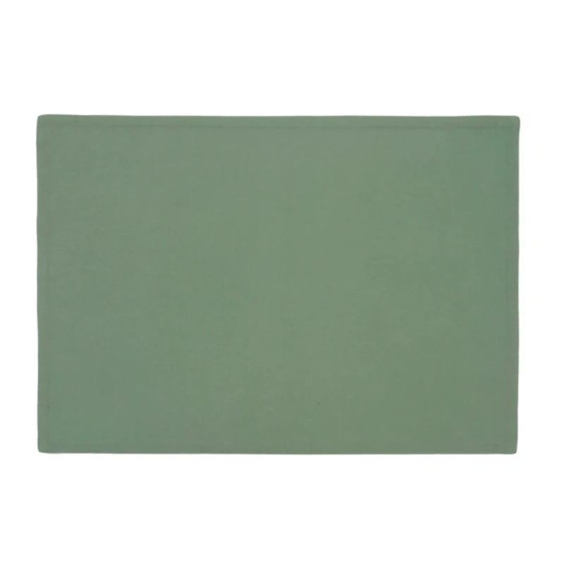 Green Botanical Fern Jacquard Placemats, Set of 6