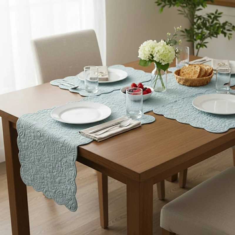Christiana Breeze Blue Placemats, Set of 6