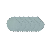 Christiana Breeze Blue Round Placemats, Set of 6