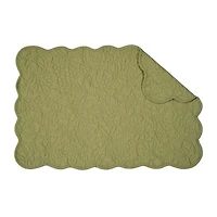 Christiana Sweet Pea Green Placemats, Set of 6