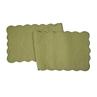 Christiana Sweet Pea Green Table Runner
