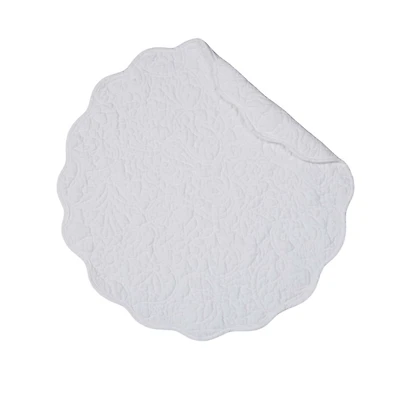 Christiana White Round Placemats, Set of 6