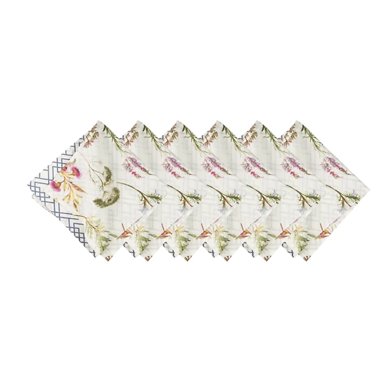 Genevieve Floral Napkins, Set of 6