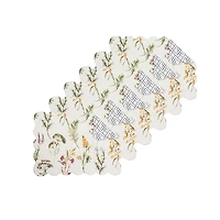 Genevieve Floral Placemats, Set of 6