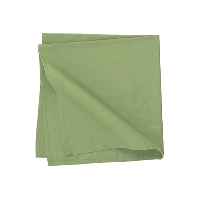 Green Soft Cotton Napkins, Set of 6