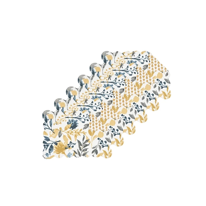 Natural Home Floral Placemats, Set of 6