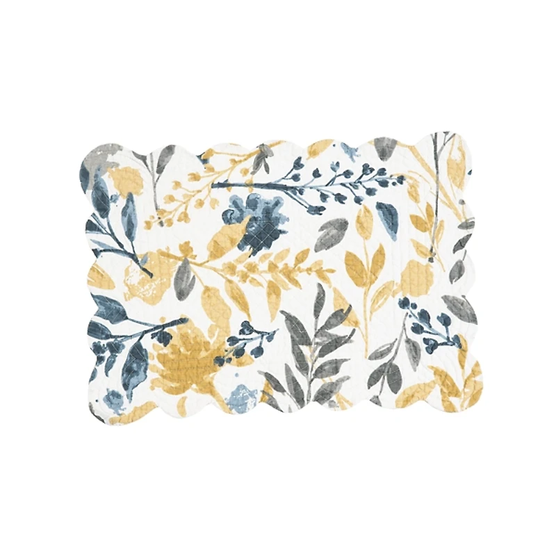 Natural Home Floral Placemats, Set of 6