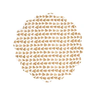 Natural Home Round Floral Placemats, Set of 6