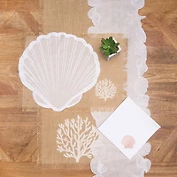 Nature Coral Coastal Napkins, Set of 6
