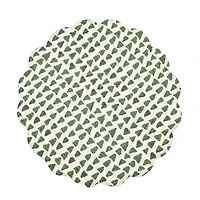 Parson Tropical Leaves Round Placemats, Set of 6
