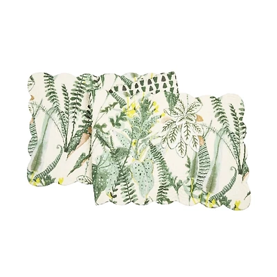 Parson Tropical Leaves Table Runner