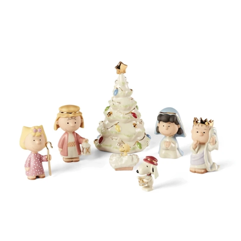 Lenox Peanuts Christmas Pageant 7-pc. Figurine Set