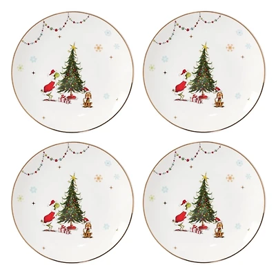 Merry Grinchmas Dinner Plates, Set of 4