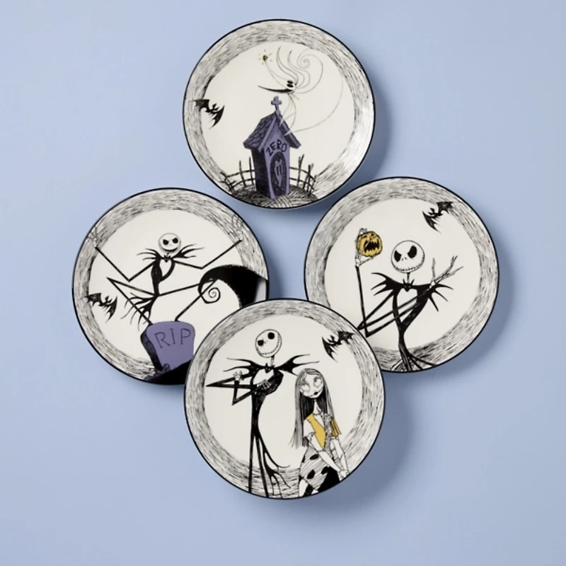 Lenox Nightmare Before Xmas 4-pc. Accent Plate Set